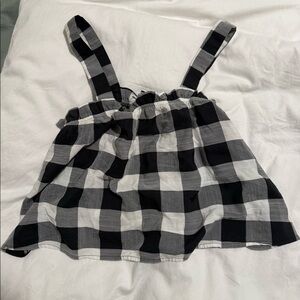 Black and White checkered tank top